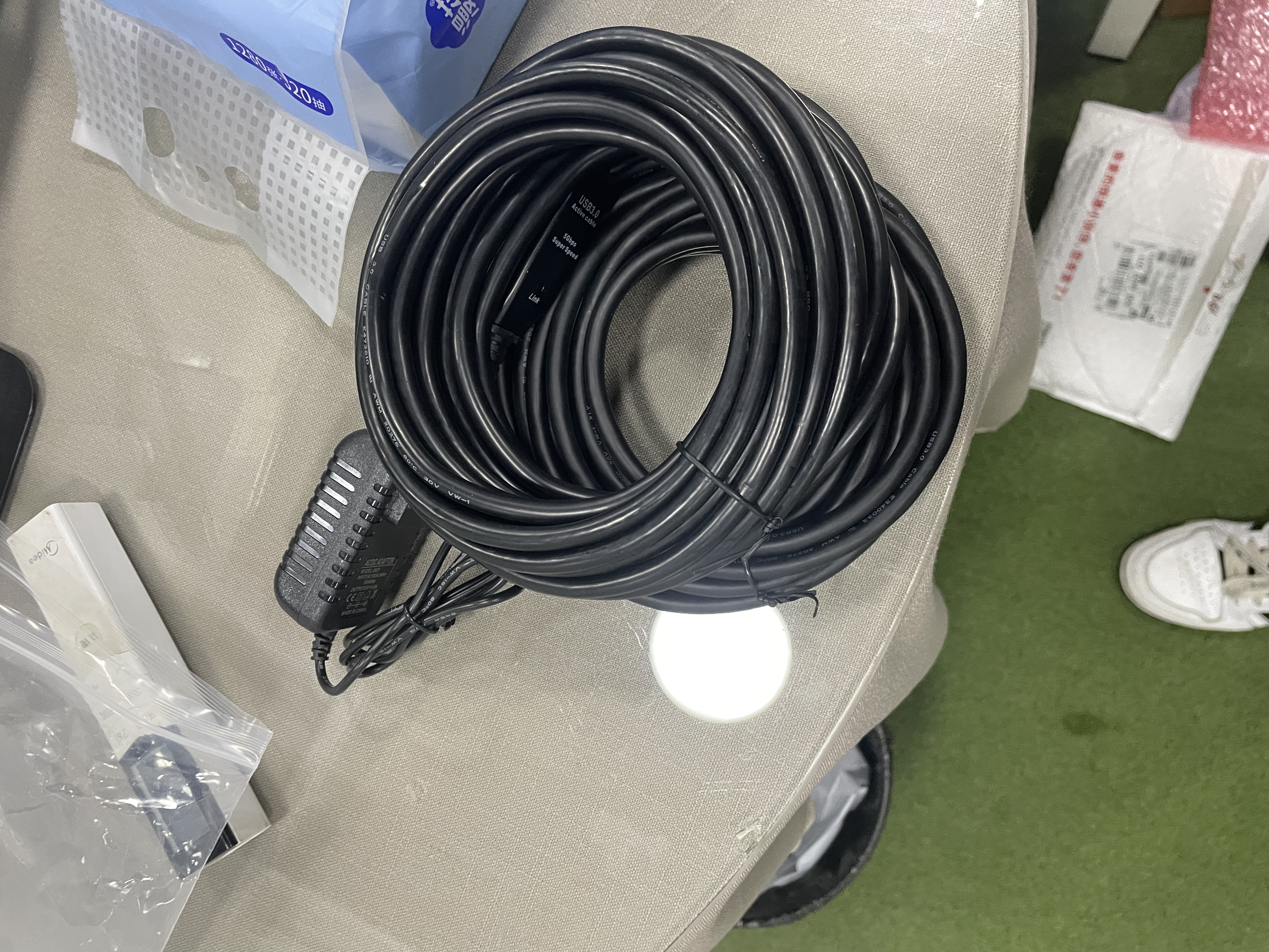 绿联HDMI高清线2.0版4K视频线工程家装hdmi线10米 投影仪连接线 电脑笔记本电视机顶盒穿管数据连接线 15米 10111 黑色工程版 实拍图