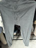 浪莎秋裤男单件纯棉薄款羊毛抑菌护膝男士棉毛裤保暖线裤衬裤深灰 L 实拍图