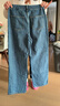 真维斯（Jeanswest）牛仔裤女2026夏季高腰阔腿裤垂感时尚宽松女士长裤子女深蓝色M 实拍图