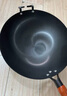 章状元章丘炒锅铁锅无涂层家用不粘锅已开锅传统精铁老式炒菜锅燃气灶 32cm大师款无耳（盖子铲子） 32cm 实拍图