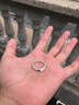 柯芙尼 S925银戒指男士单身戒尾戒食指环活口圣诞节礼物送男友老公 共度爱河男戒-可调节 实拍图