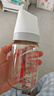 爱得利（evorie）奶瓶 婴儿奶瓶 宽口径新生宝宝PPSU奶瓶 240ml 灰(6个月+) 实拍图