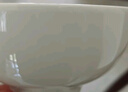 洁雅杰陶瓷面碗个人专用白瓷碗中式6英寸反边米饭碗微波炉可用4只装家用 实拍图