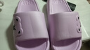 凉拖鞋男士夏季新款室内家居防滑浴室洗澡踩屎感厚底情侣一字拖鞋 紫色 36-37 实拍图