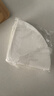 CLITON咖啡滤纸 便携滴漏式手冲咖啡粉过滤网 V型滤杯用白色滤纸100张 实拍图