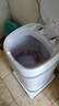 小鸭牌4.5公斤半全自动波轮迷你洗衣机 小型母婴儿童宝宝家用半自动单桶大家电 洗内衣袜子机 4.5kg蓝光款【+沥水篮】 实拍图