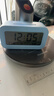 康巴丝（Compas）电子闹钟夜光智能语音报时起床神器闹铃强力叫醒儿童学生床头钟开学必备 2139 蓝色充电款开学季 实拍图