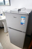 美的（Midea）112L两门小冰箱灰色双温小冰箱迷你家用宿舍租房灵活摆放节能低音深冷速冻 BCD-112CM 实拍图