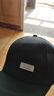 【热巴同款】加大棒球帽帽子男女大头围显脸小春夏字母百搭棒球帽 侧标-黑色 实拍图