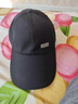 【热巴同款】加大棒球帽帽子男女大头围显脸小春夏字母百搭棒球帽 侧标-黑色 实拍图
