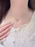 珍尚银中国黄金猫咪蝴蝶银项链女款2026新款轻奢高级感生日礼物女友S925 实拍图