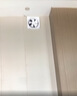 金羚百叶式排气扇无网罩卫生间低噪墙壁排风扇厨房家用玻璃强力换气扇 10寸全塑款开方孔30*30cm线长30cm送插头 实拍图