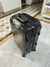 双星（doublestar）行李箱拉杆箱男次日达可登机箱大容量学生铝框密码箱旅行箱皮箱子 尊贵黑【加厚铝框可坐可踩】 20英寸  小型可上飞机-加厚箱体 实拍图