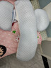 多米贝贝（Tomibaby）孕妇枕头护腰侧睡枕托腹睡觉侧卧枕睡垫抱枕u型腰枕豆豆蓝 实拍图