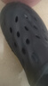 俞兆林男士洞洞鞋运动外穿凉鞋涉水鞋夏开车拖鞋 YG811 黑色  42-43  实拍图