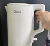 美的（Midea）电热水壶家用烧水壶泡茶0涂层食品级304不锈钢自动断电双层防烫全钢无缝1.5L大容量 MK-HJ1566 实拍图