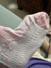 贝比婴儿袜子夏季薄款棉袜可爱新生儿宝宝袜透气网眼袜女童公主中筒袜 实拍图