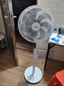 美的（Midea）【飓风节能】七叶柔风立式电风扇/家用轻音落地扇/台式小型风扇/大风力遥控定时摇头风扇 SAH35BSJ 实拍图