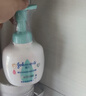 强生（Johnson）婴儿牛奶洗发沐浴二合一400ml 新生儿宝宝儿童洗发水沐浴露泡沫型 实拍图