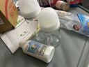 贝亲（Pigeon）新生儿玻璃奶瓶套装(160mlS号奶嘴+240mlM号奶嘴) 1-3个月 实拍图
