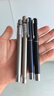 得力（deli） 金属中性笔重手感高颜值签字笔碳素黑水笔激光刻字姓名广告年会礼物奖品企业定制logo S82金属银（免费定制） 实拍图