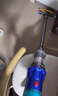 戴森（DYSON）V15 Detect Fluffy无绳吸尘器新一代蓝色【原装进口】手持无线 除螨 宠物家庭适用 实拍图