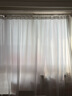 铭聚布艺幻影纱帘 透光不透人客厅阳台挂钩白色窗纱2.5米宽*2.4米高1片 实拍图