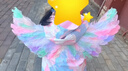 TaTanice天使翅膀背饰儿童精灵公主装扮道具魔法棒减压趣味玩具生日礼物 实拍图