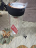 富光男女士双层玻璃杯 高硼硅玻璃304茶隔水杯子 带茶隔泡茶杯500ml 实拍图