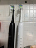 鸿蒙智选力博得智能声波牙刷2 优漾礼盒双支装情侣成人电动牙刷送男友送女友情侣生日礼物学生牙刷 白+黑 实拍图