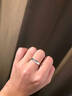 柯芙尼 S925银戒指男士单身戒尾戒食指环活口圣诞节礼物送男友老公 共度爱河男戒-可调节 实拍图