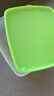 特百惠（Tupperware）800ml*2方形保鲜盒食品级冰箱冷藏密封收纳盒水果储物盒绿色盖 实拍图
