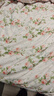 富安娜床上四件套纯棉100%床单被套 双人加大全棉套件230×229cm清新 实拍图
