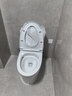 九牧（JOMOO）马桶 家用虹吸式马桶大冲力节水坐便器 防臭瞬冲 易洁抗菌马桶 易洁无棱-双旋暴风冲11396-305坑 实拍图