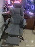 奥伦福特 电脑椅办公椅子电竞椅家用人体工学椅老板椅主播靠背椅皮革转椅 工学椅-灰+搁脚+乳胶【二代】 实拍图