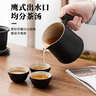 几物森林茶具套装旅行茶具快客杯户外单人便携式功夫茶具陶瓷茶杯送礼6件 实拍图