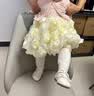 班喜迪女童秋装连衣裙新款洋气宝宝周岁礼服春秋儿童公主裙开衫套装裙子 粉色 80 实拍图