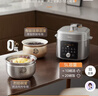 美的（Midea）【国家补贴】浓香小飞侠电压力锅有钛0氟0涂层双胆高压锅5L智能预约家用煲汤4-6人煮饭煲E5825N 实拍图