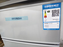 HYUNDAI（韩国现代）小冰箱迷你小型家用冷藏冷冻宿舍出租房办公室双开门二门电冰箱节能省电 58L银【日销过百+租房必备】 实拍图