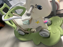 幼贝臣摇摇马木马儿童玩具男女孩婴儿0-1-3岁宝宝早教生日礼物 神马豆蔻绿推杆护栏餐盘静音轮 实拍图