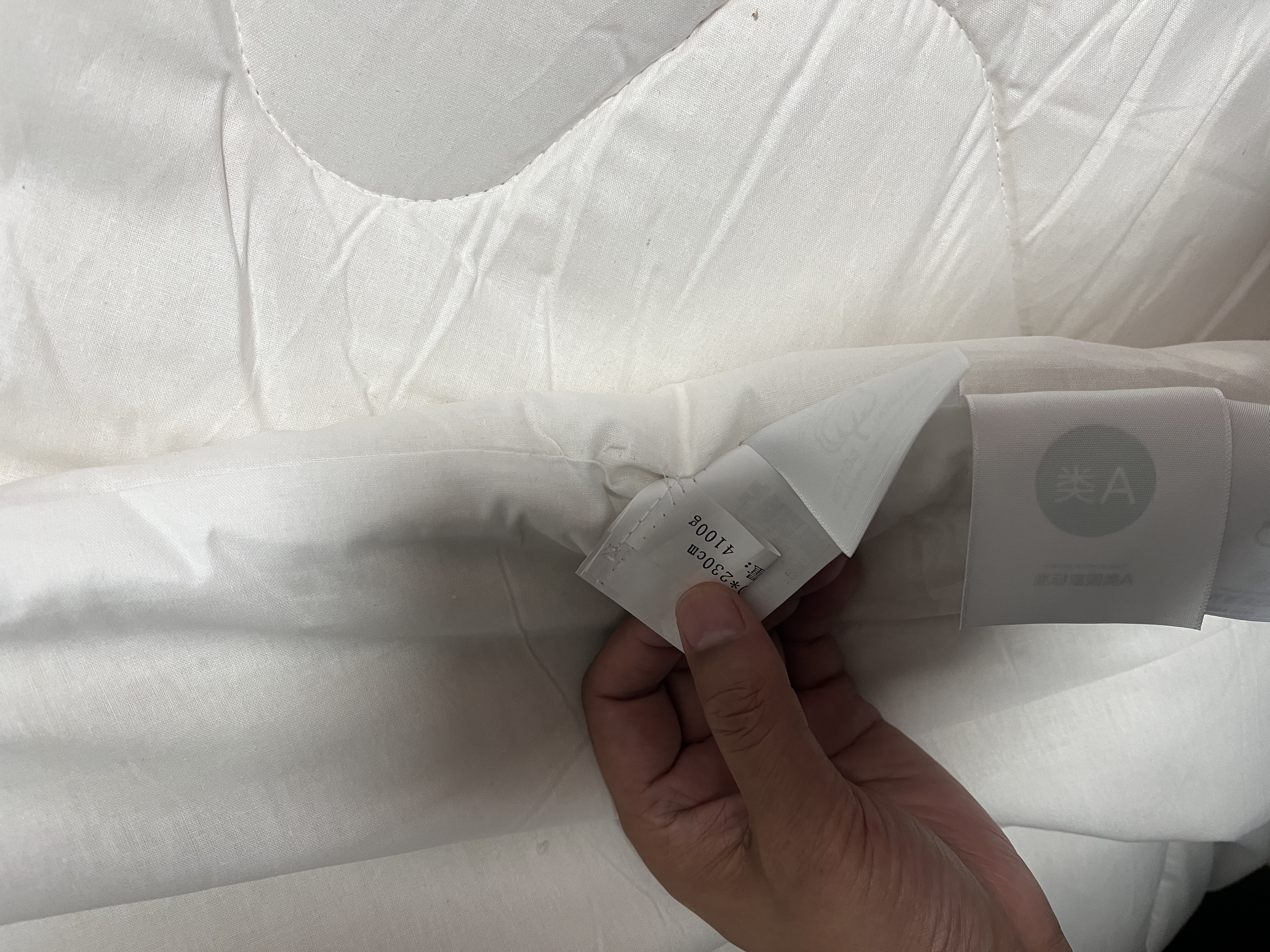 恒源祥棉花被 A类抗菌100%新疆棉被芯纯棉双人加厚冬被10斤 200*230cm 实拍图