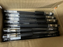 得力（deli）60支办公中性笔签字笔水笔 0.5mm子弹头黑色33109 办公用品 实拍图