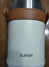 苏泊尔（SUPOR）保温饭盒不锈钢提锅2.0L大容量真空保温桶多层便携便当盒莲子白 实拍图