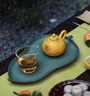 万仟堂旅行茶具高档茶具礼物陶瓷快客杯便携水果茶具户外露营 大吉大利  实拍图