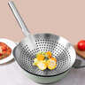 拜杰不锈钢漏勺厨师油鼓漏网抄瓢笊篱圆孔酒店食堂饭店商用大漏勺30cm 实拍图