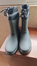 德系雨鞋雨靴高档男新款收口防雨防水鞋中筒防滑雨靴水靴户外钓鱼 灰色加防水口不可拆 41 实拍图