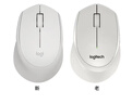 罗技（Logitech）M330 静音鼠标 无线鼠标 办公鼠标 右手鼠标 带无线微型接收器 白色 实拍图