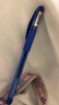 斑马牌（ZEBRA）【热门商品】中性笔 0.5mm子弹头签字笔 学生标记笔走珠水性笔 C-JJ100 JELL-BE 蓝色 单支装 实拍图