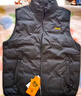 JEEP吉普羽绒马甲男冬季加厚保暖外套男士休闲背心衣服男装 黑色 M 实拍图