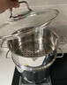 WMF福腾宝汤蒸锅不锈钢锅汤锅煮锅家用蒸笼蒸屉双耳煮锅Astoria套装 蒸锅（1双耳+1无耳蒸屉） 3层 24cm 实拍图